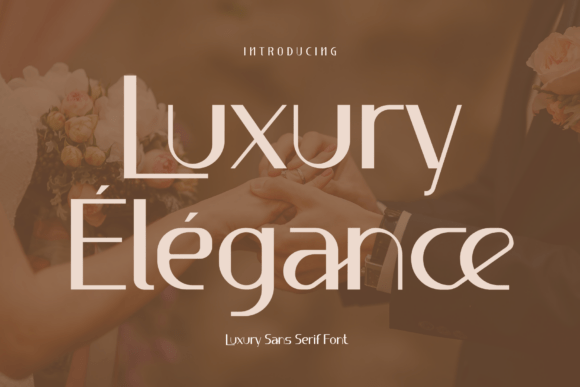 Luxury Élégance: A Premium Sans Serif Font for Brands